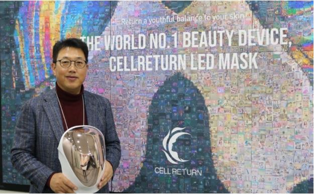 CELLRETURN eyes global expansion with LED Masks by  Kwak Yeon-soo (The Korea Times)