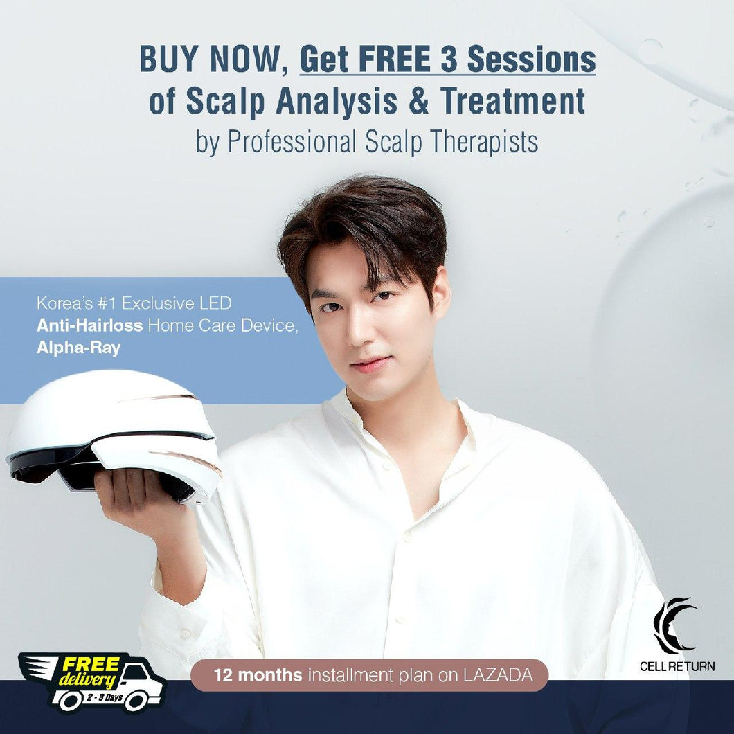 FREE 3 SESSIONS of SCALP TREATMENT